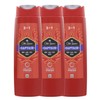 3 x Old Spice Captain 3-in-1 Shower Gel & Shampoo
