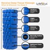 LyfeFocus Premium Trigger Point Foam Roller (Blue) - Multi Pressure