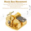 Music Box Movement Golden Clockwork Music Box Windup Musical Mechanism