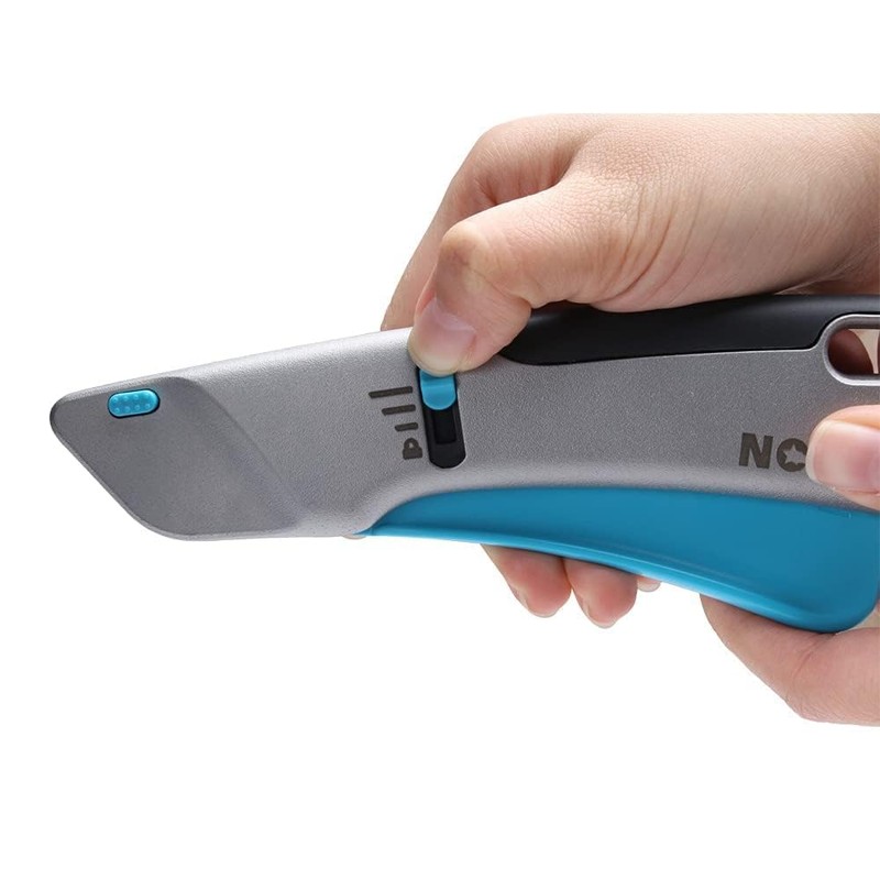 Nova Squeeze Trigger Utility Knife and Heavy Duty Box Cutter,
