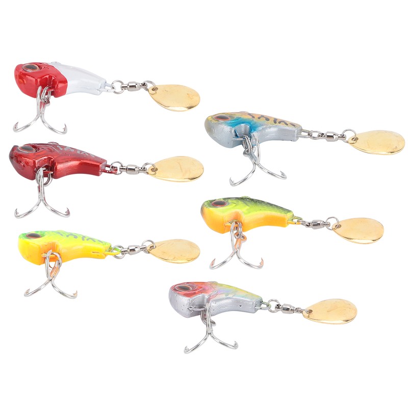 Metal Mini VIB with Spoon Trout Fishing Lure 9g Sinking