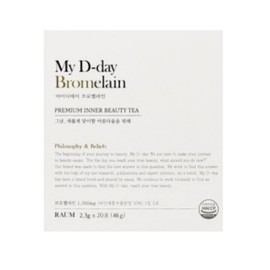 Our genuine My D Day Bromelain 1000mg / 본사정품 마이디데이 브로멜라인 1000mg X 2.3g 20포 1박스 549964