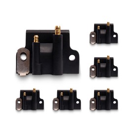 ENA Set of 6 Ignition Coil 582508 Compatible with Johnson Evinrude Outboard Motors 1985-2005 4-60HP 65-140HP 150-250HP 250-300HP 2-Stroke Carbureted Engines Replacement for 18-5179 183-2508 72010
