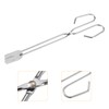 sourcing map Scissors Tong, 25cm Carbon Steel Fireplace Firewood Picker