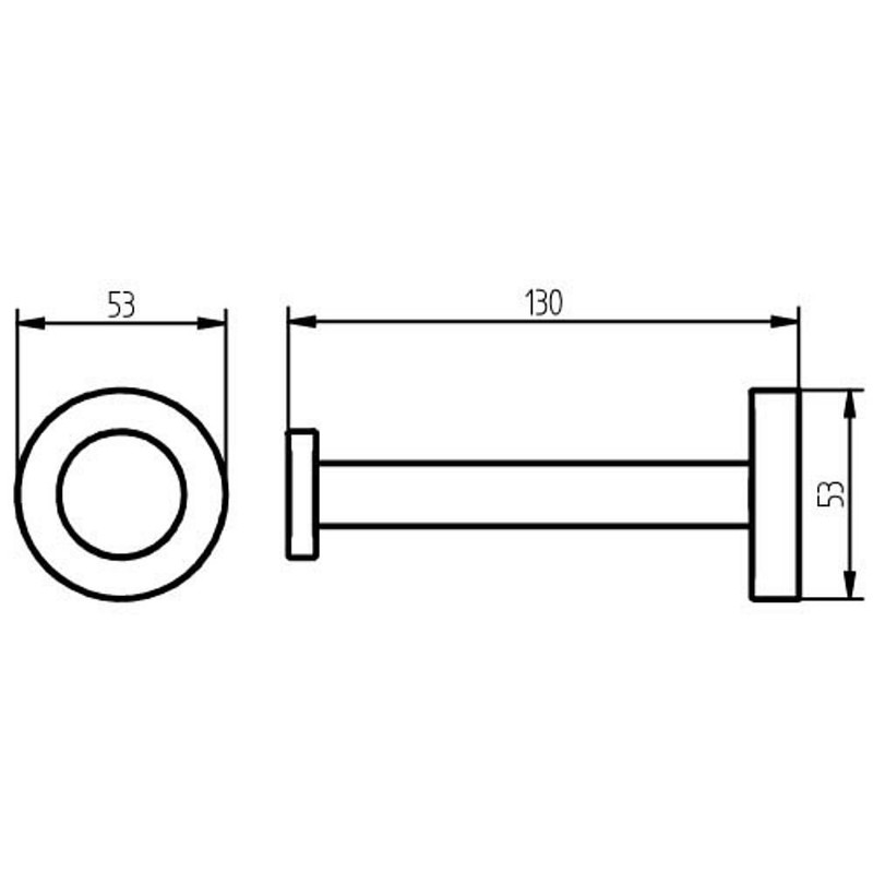 Haceka Kosmos 1125499 Stainless Steel and Zinc Alloy Spare Toilet