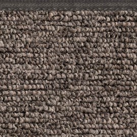House, Home and More Skid-Resistant Carpet Indoor Area Rug Floor Mat - Pebble Gray - 4 Feet X 6 Feet