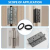 Pack of 100 Washers Plastic Fitschenringe Room Doors Washers Door