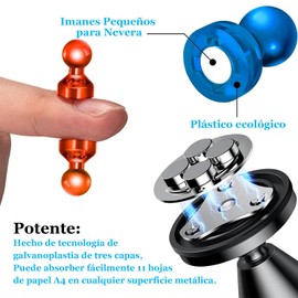 JMHRJKL 70pcs Imanes Pequeños para Nevera, Imanes para refrigerador, Chincheta Transparente, para Refrigerador, Oficina, Aula, Calendarios, Pizarra en Blanco y Negro, Pizarras, Mapas(7 Colores)