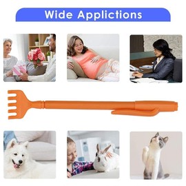 DPWOUM 1Pc Random Color Portable Extendable Telescopic Plastic Back Scratchers Hand Massager Back Itching Scalp Scratchers Massager,Hand Massage Tool for Massagers Men and Women Massage Equipment