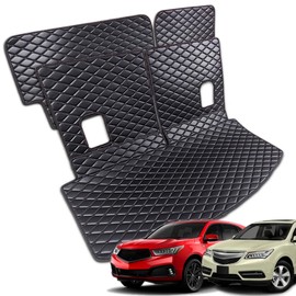 7DEEKEI Cargo Mat for 2014-2020 Acura MDX Trunk Mat and Rear Backrest Mat Cargo Liners All Weather Anti-Slip
