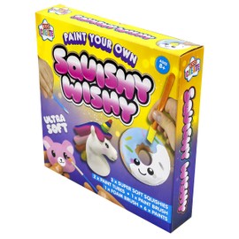 Kids Create - Paint Your Own Squishy Wishy - 3 Soft Squishies - Craft Kits for Kids - Painting Sets for Children - Art Supplies - Boys and Girls Toys Age 8 Years +