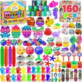 160 PCS Party Favors for Kids 8-12 4-8, Fidget Toys Bulk，Treasure Box Toys for Classroom,Goodie Bags Stuffers，Pinata Stuffers，Fidgets,Carnival Prizes，Birthday Gifts for Kids, Boys and Girls