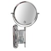 Deco Brothers Wall Mount Extendable Mirror, 8 Inch Double Side