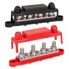 Spurtar 12V Bus Bar Power Distribution Block 4X 3/8'' M10