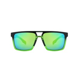 Surf Monkey Mens Womens TR90 UV400 Polarized Sunglasses, Green