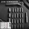 Autuveen Ratcheting Screwdriver Set,25 in 1 Tool Screwdriver Kit,EDC Multi