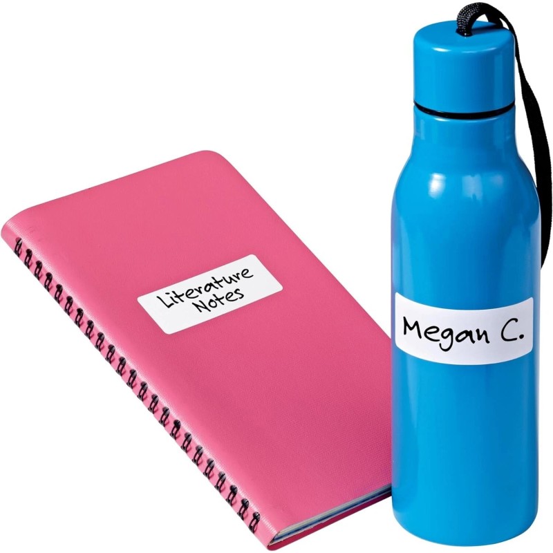 Avery Removable Labels 1" x 3" White Blank 72 Labels