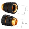 Sanpaint 3/4 Inch Garden Hose Quick Connector, Male and Female