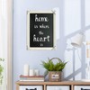 NIKKY HOME Farmhouse Kitchen Chalkboard Wall Sign Decorative Framed Menu