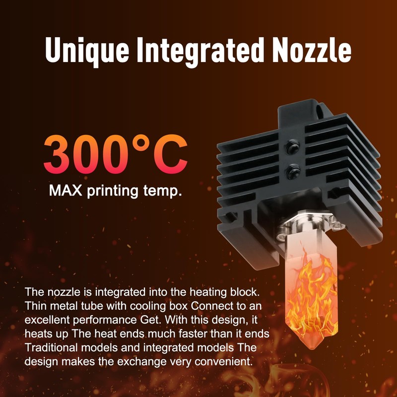 P1P, P1S Hotend Kit for Bamboo LAB P1 Series 3D