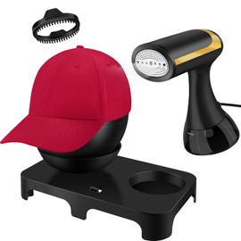 Hat Steam Cleaning Machine, Hat Shaping Machine - Steam Cleaning for Baseball Caps, Bucket Hats, Felt Hats or Clothes - Portable Handheld Design with Powerful Wrinkle Removal and Cleaning with Brush