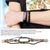 for Xiaomi Mi Band 7 Leather Strap Metal Snap Retro
