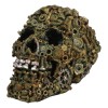 Steampunk Junkyard Gearwork Mechanic Gears Nuts Bolts And Screws Skull