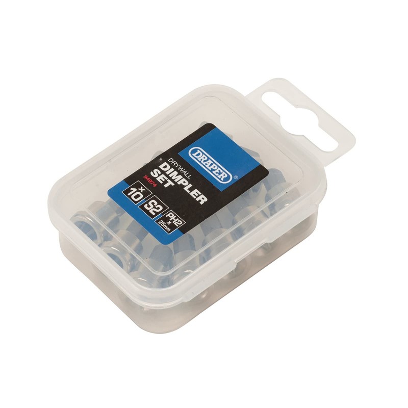 Draper 94974 Drywall Dimpler Set, PH2x25mm (10 Piece)