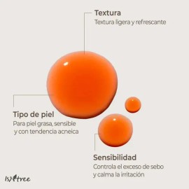 Tónico Facial ISNTREE Verde Antioxidante Calmante 200ml Libre de Parabenos