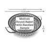 Polish Pottery Baker - Round with Handles - Medium -
