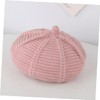 TOVINANNA Berets Cap Weaving Hat for Boys and Girls Solid