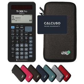 WYNGS TI-30X Pro MathPrint Basic Set with Protective Case in Dark Grey
