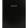 BookFactory Unna Boots Log Book/Journal/Logbook - 120 Page, 8.5"x11", Black