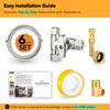 Dishwasher Hose Installation Kit - Includes Water Supply Line, 3/8"