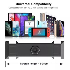 Universal Tablet Holder for Bed,Adjustable Tablet Phone Bed Stand Mount with 360° Rotation - Standard