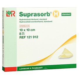 SUPRASORB H Hydrocolla Bandage Standard 10 x 10 cm Pack of 8