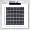 DII Cleaning Collection Multi-Purpose Microfiber, Lemon Print, Dishcloth Set