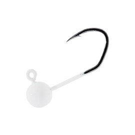 Temorah - Cabezas de hoz para atar moscas (blanco, 1/8 onzas, 50 unidades)