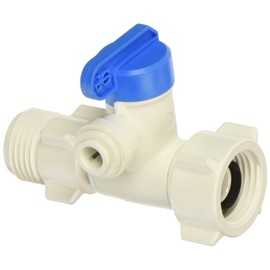 John Guest PASVPP5 Angle Stop Adapter Valve, 1/2" x 3/8" x 1/4"