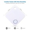 Riloer 4 Pack Mini Bluetooth GPS Tracker Device Car Engine