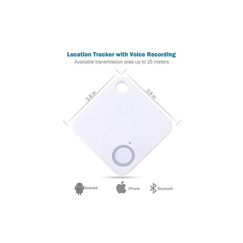 Riloer 4 Pack Mini Bluetooth GPS Tracker Device Car Engine