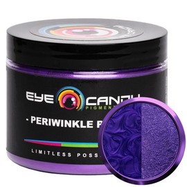 Eye Candy Premium Mica Powder Pigment “Periwinkle Purple” (50g) Multipurpose DIY Arts and Crafts Additive | Woodworking, Epoxy, Resin, Paint, Soap, Natural Bath Bombs (Periwinkle Purple, 50G)