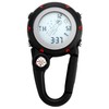Ibohevo Clip on Watch with Compass Multi-Function Digital Carabiner Watch