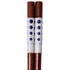 13383-8 Ceramic Pattern Wakasa Painted Chopsticks Japanese Style Polka Dot