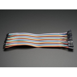 Adafruit Female-Female 2.54 to 2.0mm Jumper Wires x 40 [ADA1919]