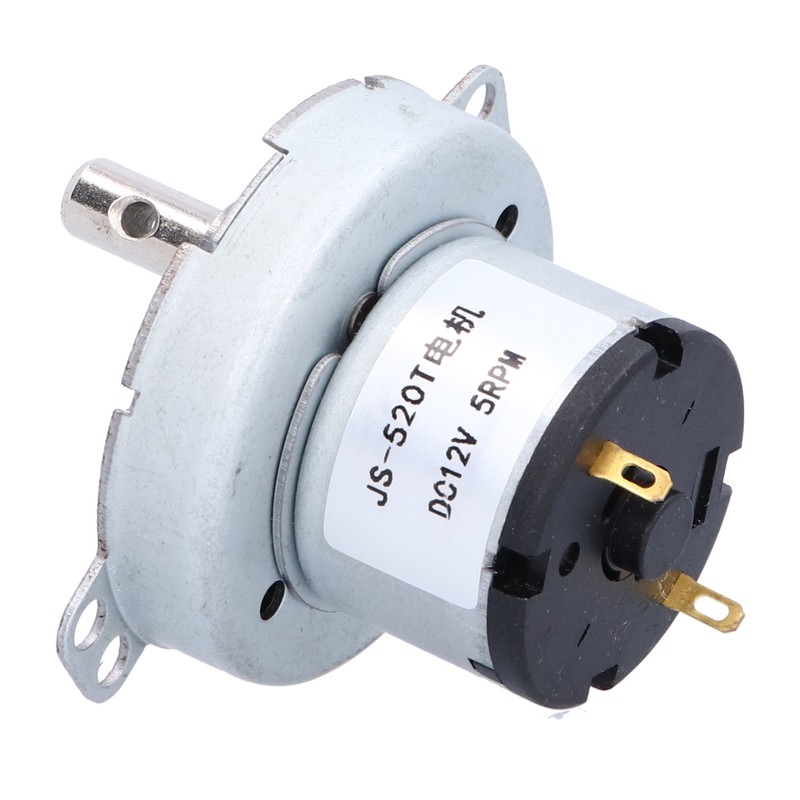 JS‑520T Synchronous Motor Durable DC 12V 5RPM Gear Motor for
