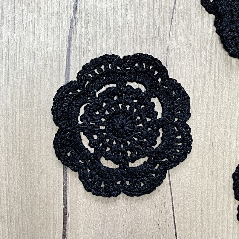 Phantomon Lace Round Crochet Doilies Handmade Coasters, 4-Inch, Pack of