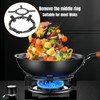 CHDEXU Cast Iron Wok Support Ring for Moka Pot, 2
