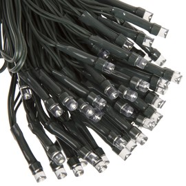 Pure Garden Solar Powered LED String Lights - 39-Foot Outdoor Lighting with 100 White Bulbs - Fairy Light with Steady or Twinkle Mode