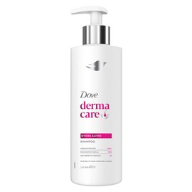 DOVE Shampoo Derma Care Hydra Alivio, Hidratación por 100h. Cabello Hidratado. Regenera de Cuero Cabelludo a Puntas. Desarrollado con Dermatólogos, 400 mL